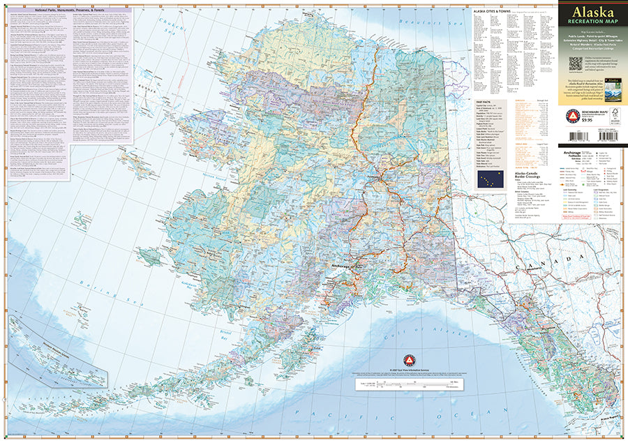 Alaska Recreation Map