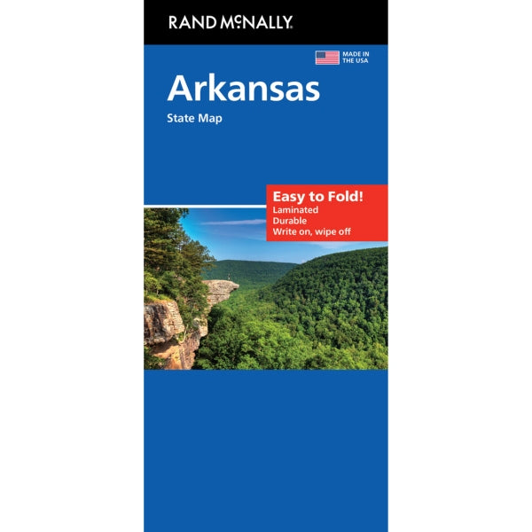 Arkansas State Highway Laminated Map by Rand McNally (Easy to Fold) - Cover