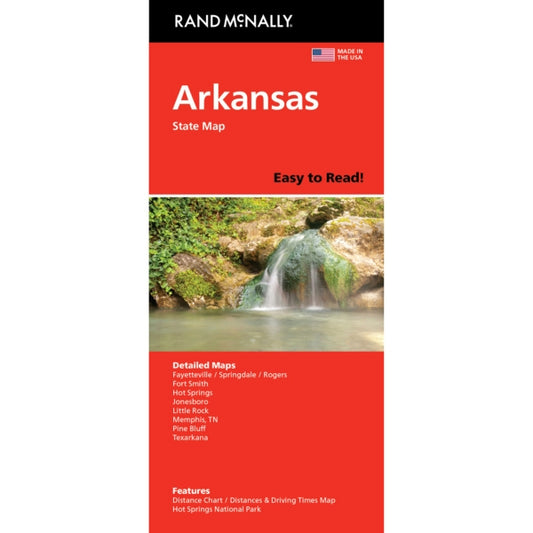 Arkansas State Highway Folded Map by Rand McNally (Easy to Read) - Cover