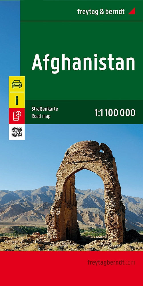 Afghanistan Road Map by Freytag & Berndt - Cover