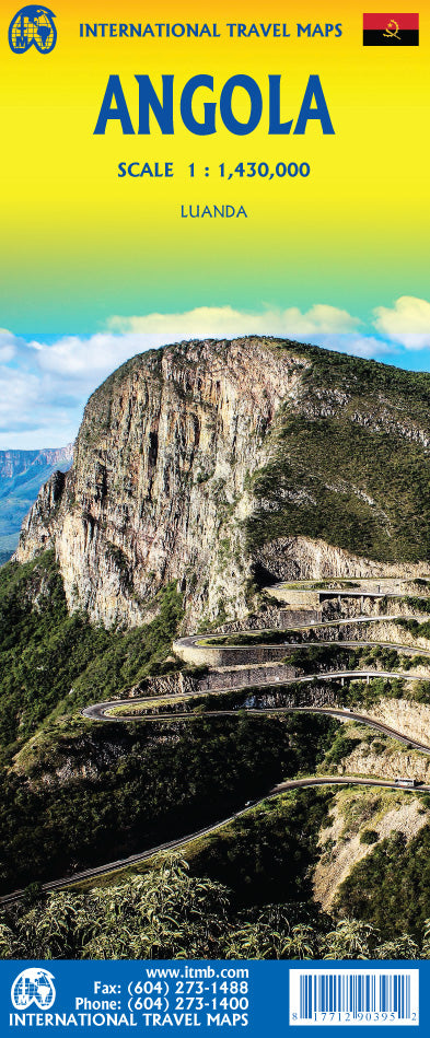 Angola Travel & Reference Map by ITMB - Cover