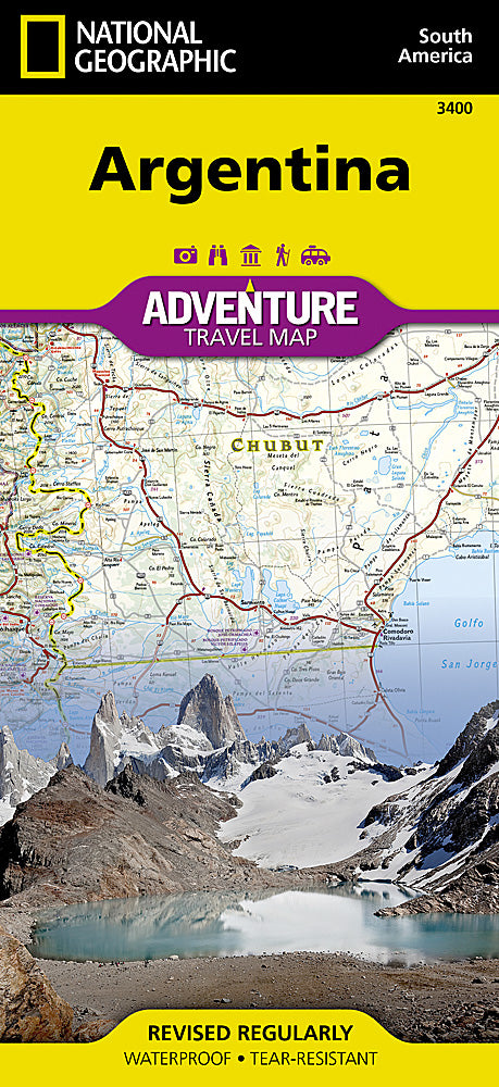 Argentina Adventure Travel Map by National Geographic - Cover