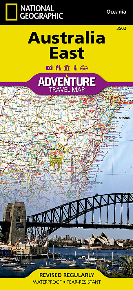Australia East Adventure Travel Map by National Geographic - Cover