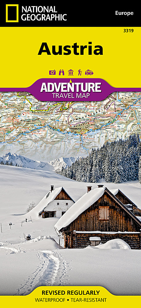 Austria Adventure Travel Map by National Geographic - Cover