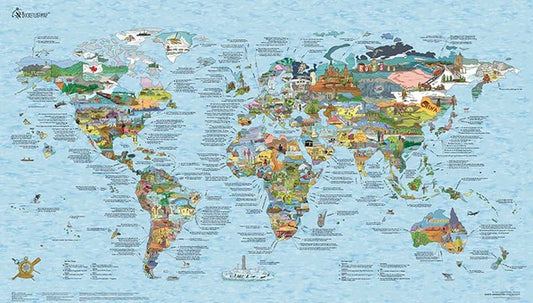Bucket List Scratch Off World Map