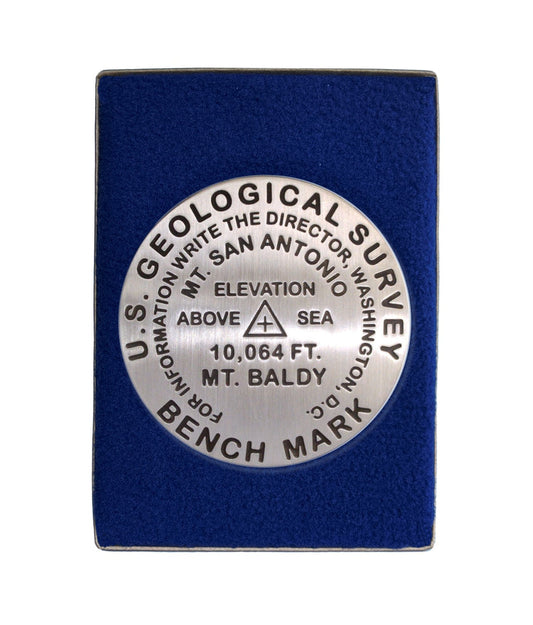 Mt Baldy Bench Mark Medallion