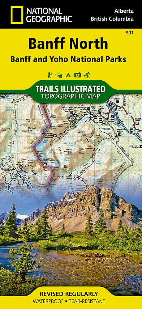 Banff North Trails Illustrated - BanffN TRA901 Cover