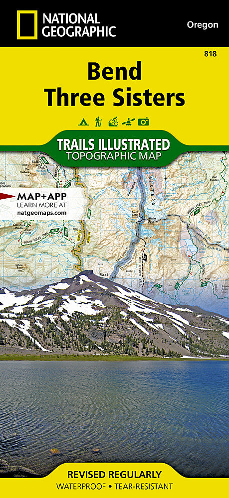 Bend / Three Sisters Trails Illustrated Topographic Map #818 - Cover