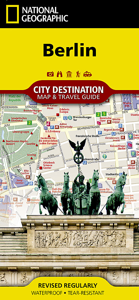 Berlin City Destination Map & Travel Guide by National Geographic - Cover
