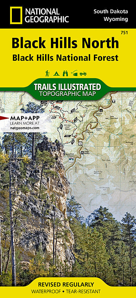 Black Hills National Forest (North) Trails Illustrated Topographic Map #751 - Cover