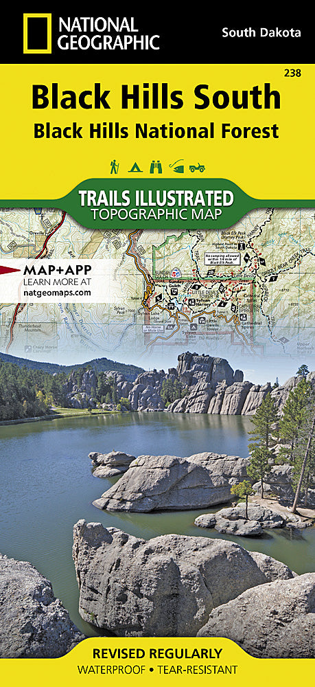 Black Hills National Forest (South) Trails Illustrated Topographic Map - Cover