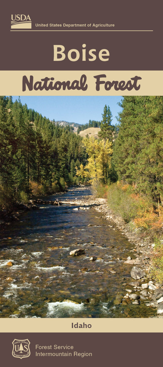 Boise National Forest Service Map - Cover
