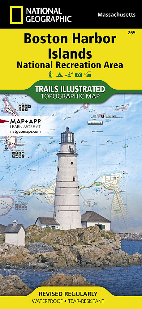 Boston Harbor Islands Trails Illustrated Topographic Map #265 - Cover
