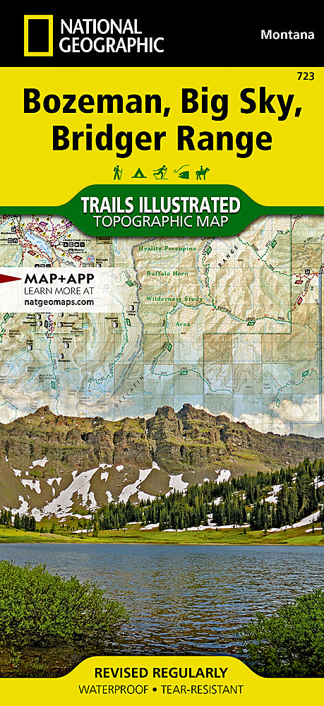 Bozeman, Big Sky & Bridger Range Trails Illustrated Topographic Map #723 - Cover