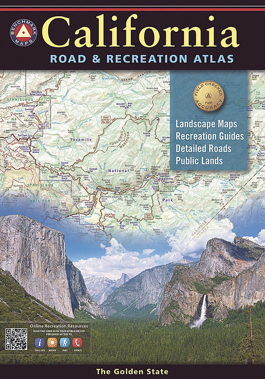 California Road & Recreation Atlas of California by Benchmark Maps - Cover