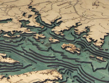 Chesapeake Bay Wood Chart