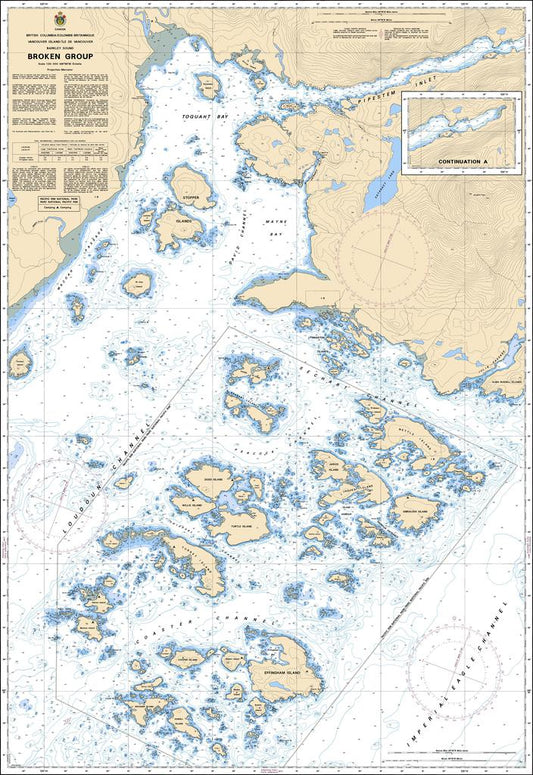 Canadian Nautical Chart #3670 - Broken Group