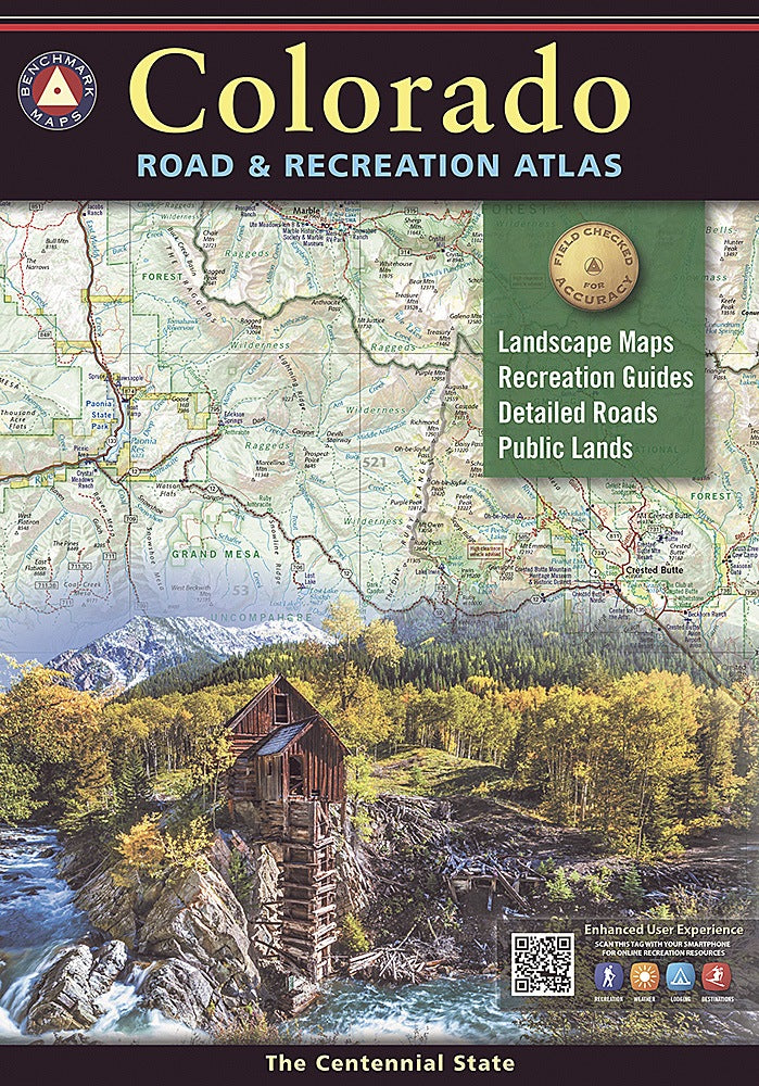 Colorado Road & Recreation Atlas by Benchmark Maps - Cover