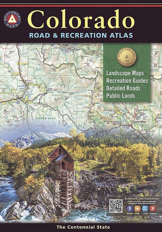 Colorado Road & Recreation Atlas by Benchmark Maps - Cover