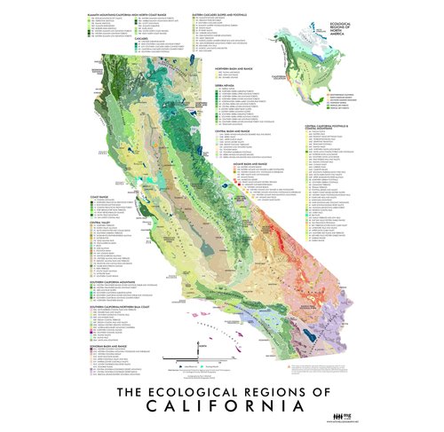 California Ecological Regions Map