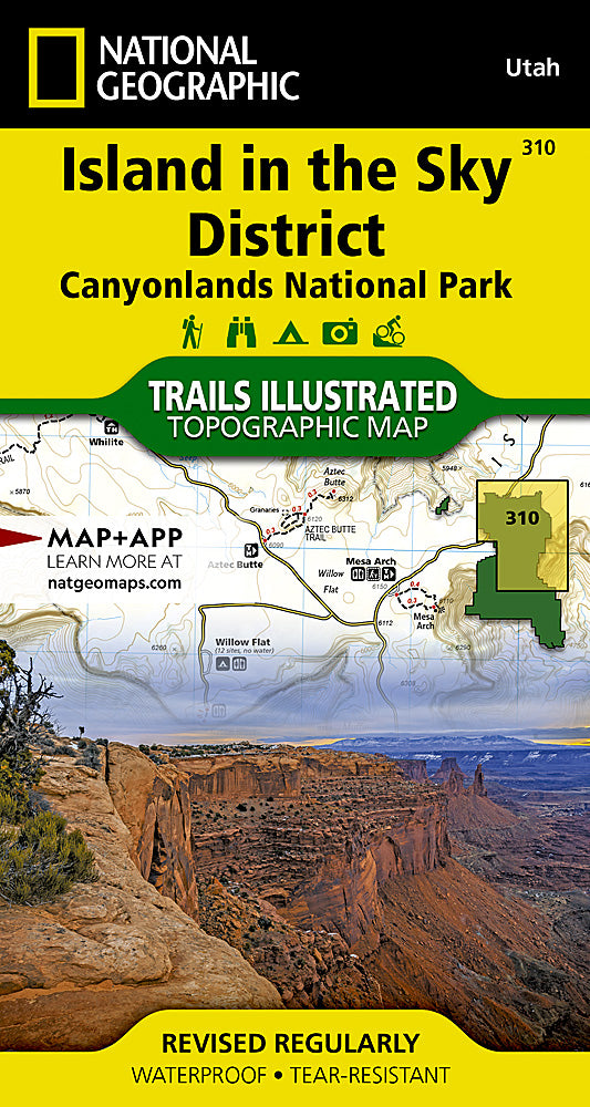Canyonlands National Park - Island in the Sky District Trails Illustrated Topographic Map #310 - Cover