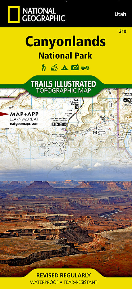 Canyonlands National Park Trails Illustrated Topographic Map #210 - Cover