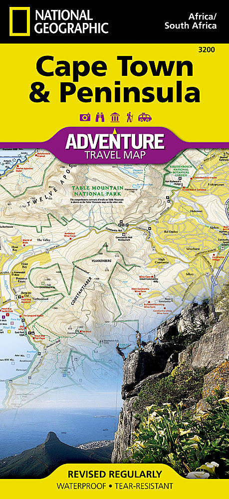 Cape Town & Peninsula Adventure Travel Map by National Geographic - Cover