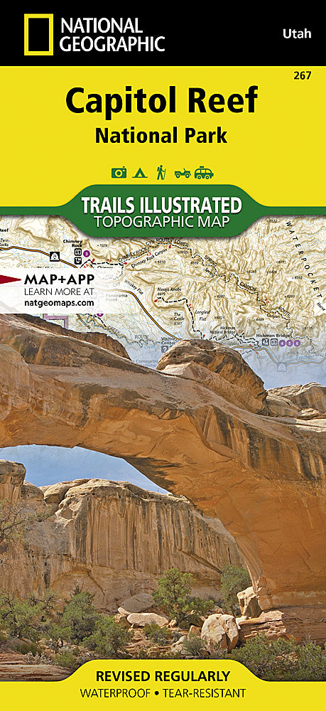 Capitol Reef National Park Trails Illustrated Topographic Map #267 - Cover
