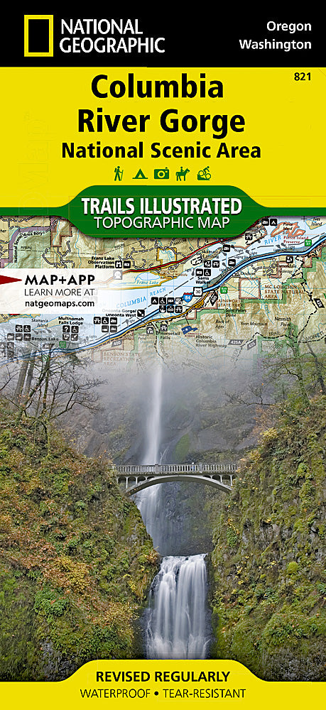 Columbia River Gorge Trails Illustrated Topographic Map #821 - Cover