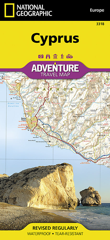 Cyprus Adventure Travel Map by National Geographic - Cover