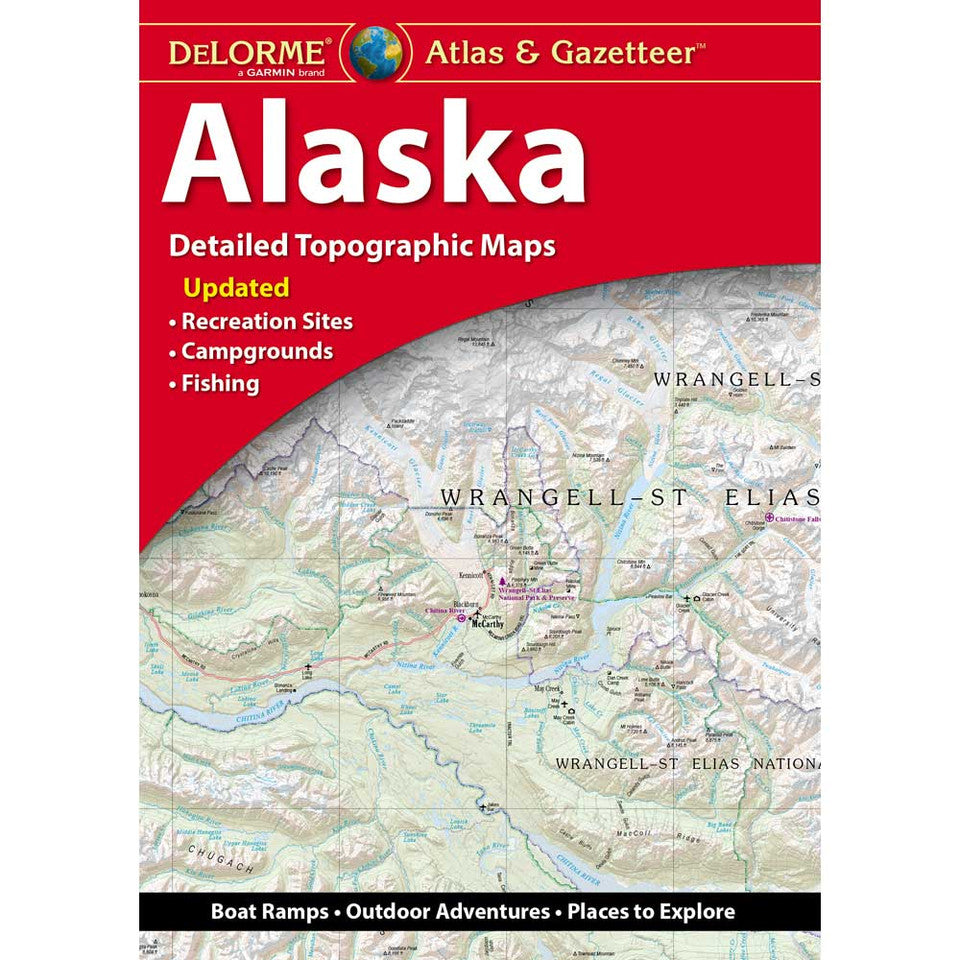 Alaska Topographic Atlas & Gazetteer by DeLorme - Cover
