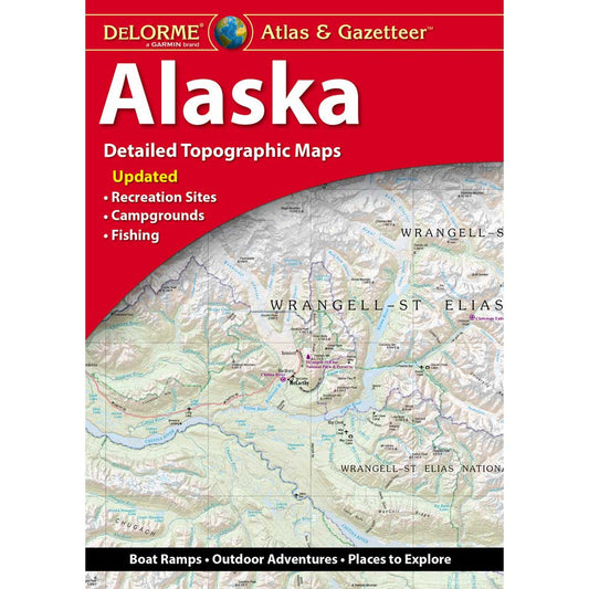 Alaska Topographic Atlas & Gazetteer by DeLorme - Cover