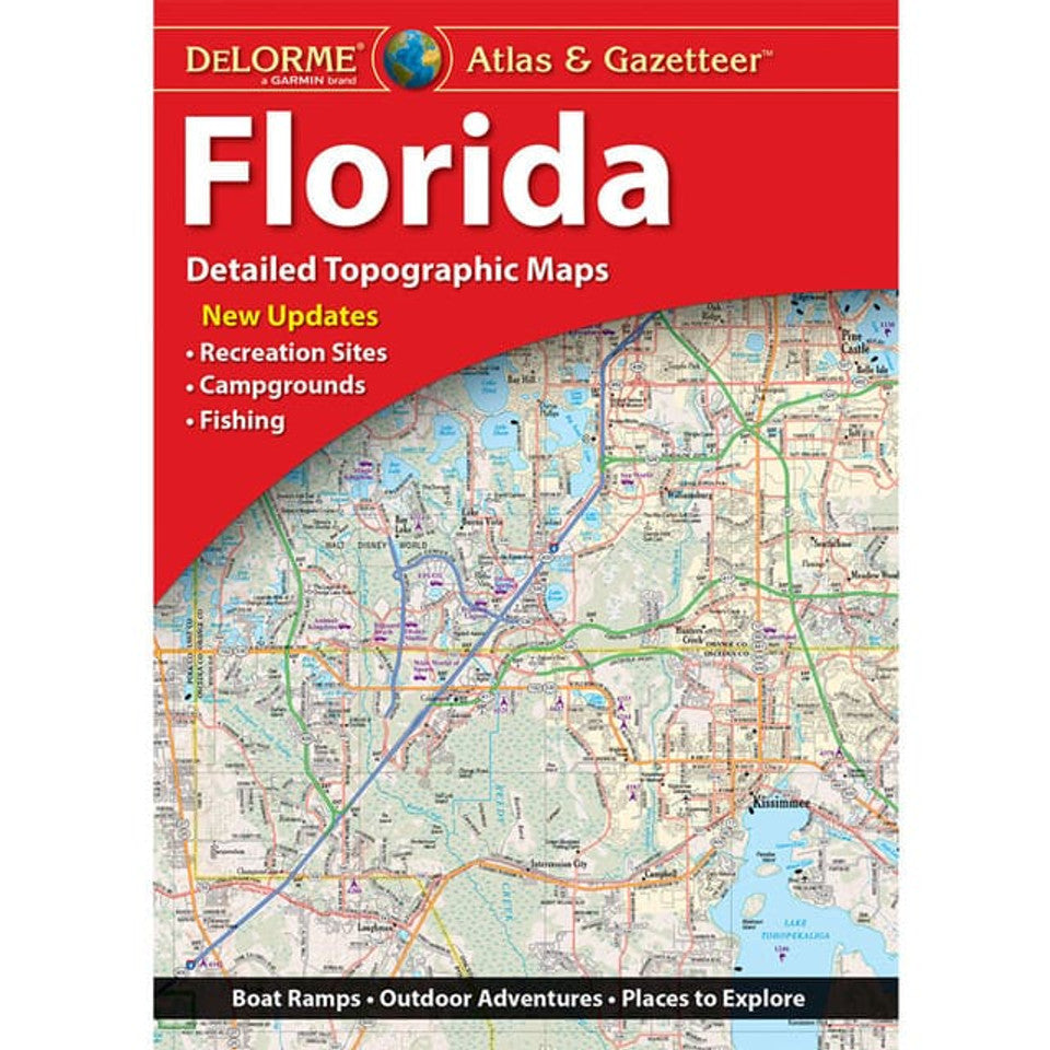 Florida Topographic Atlas & Gazetteer by DeLorme - Cover