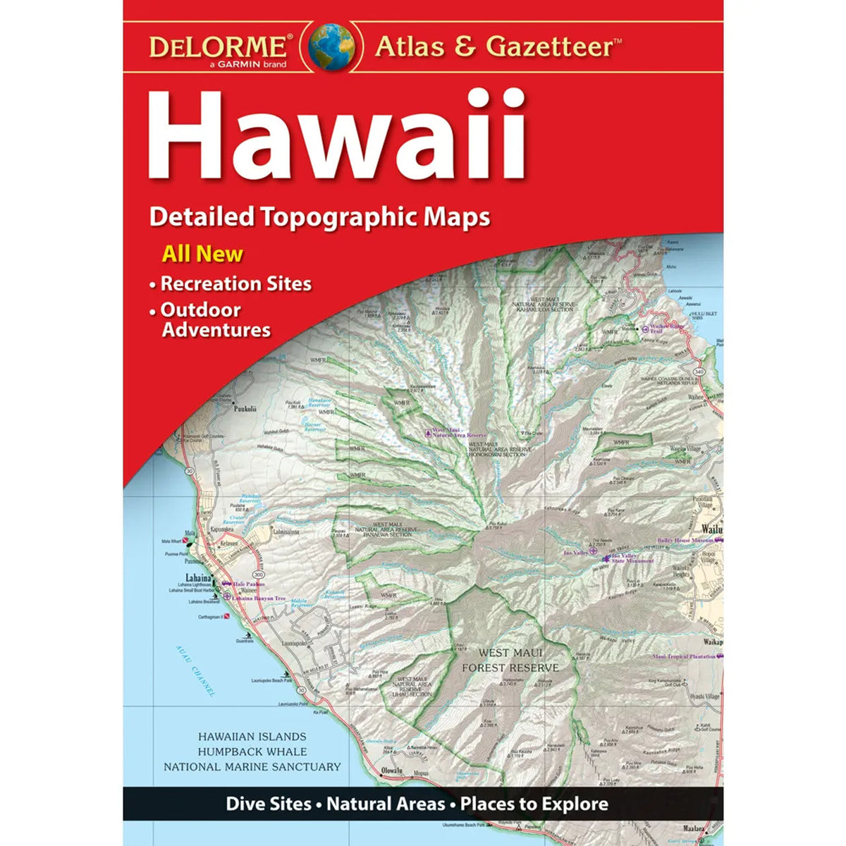 Hawaii Topographic Atlas & Gazetteer by DeLorme - Cover