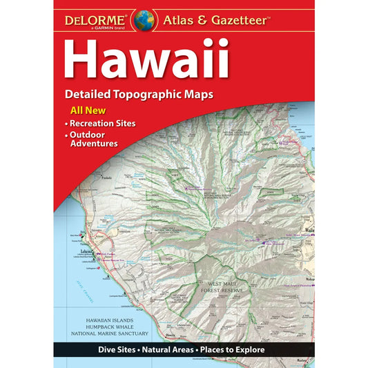 Hawaii Topographic Atlas & Gazetteer by DeLorme - Cover