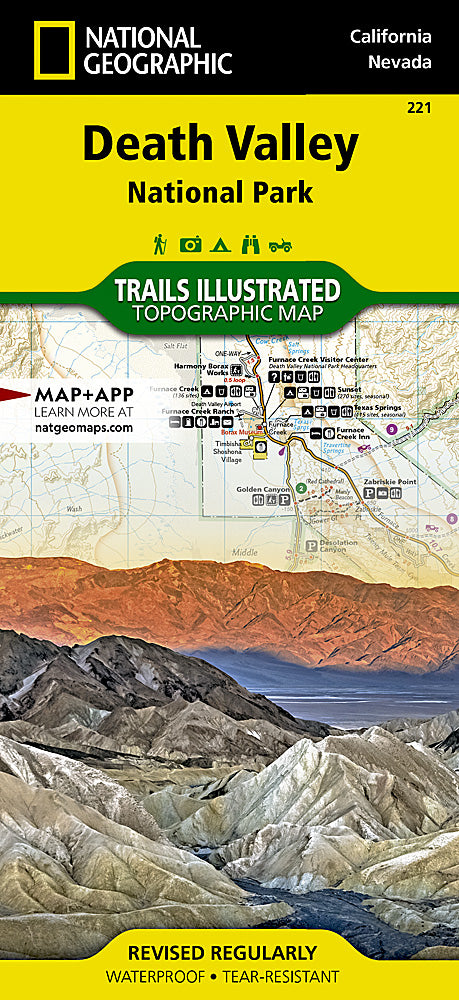 Death Valley National Park Trails Illustrated Topographic Map #221 - Cover