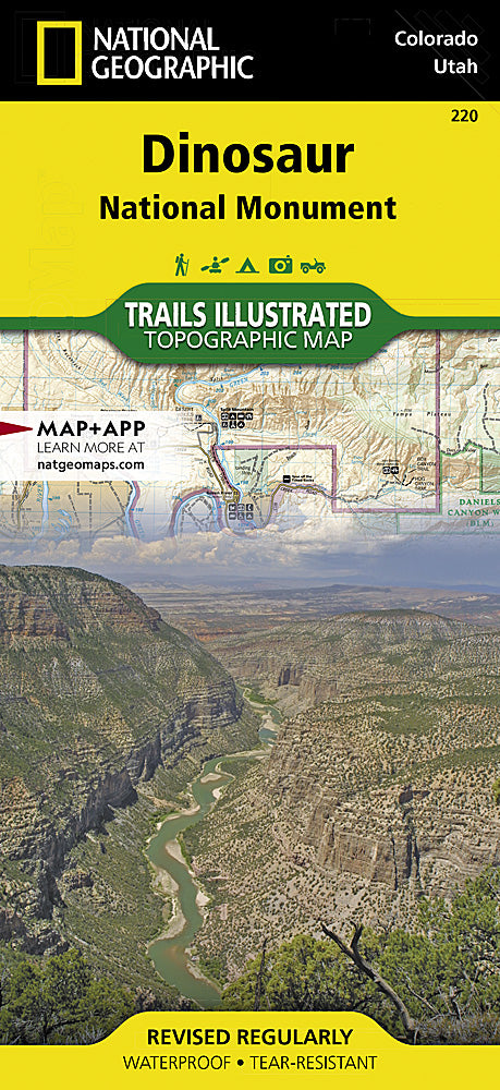 Dinosaur National Monument Trails Illustrated Topographic Map #220 - Cover