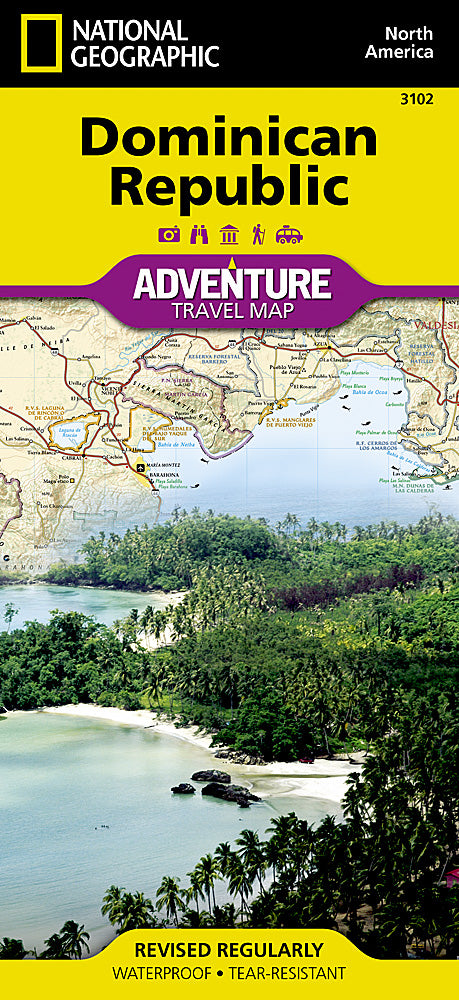 Dominican Republic Adventure Travel Map by National Geographic - Cover