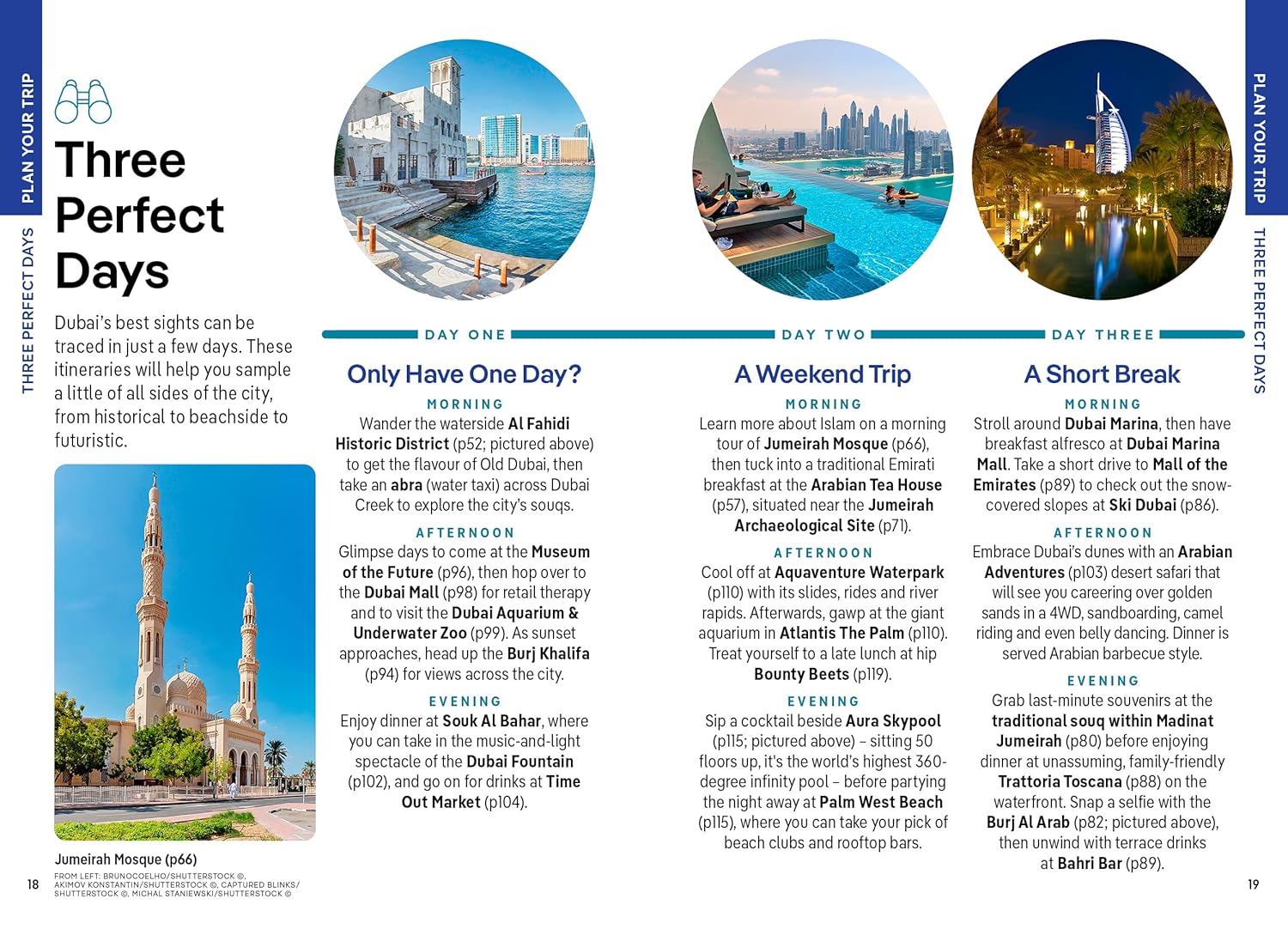 Dubai (UAE) Pocket Travel Guide Book by Lonely Planet - Sample Page