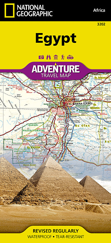Egypt Adventure Travel Map by National Geographic - Cover