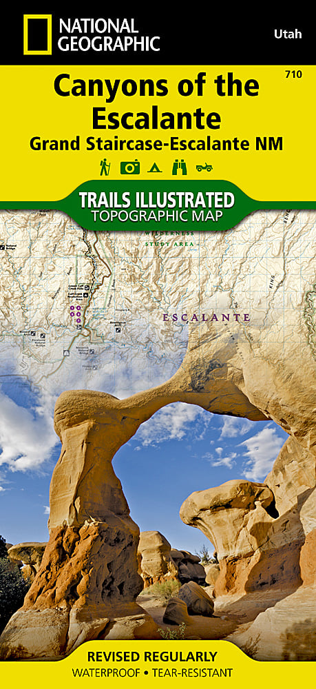 Escalante Canyons Trails Illustrated Topographic Map #710 - Cover