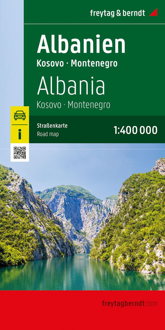 Albania Road Map by Freytag & Berndt - Cover