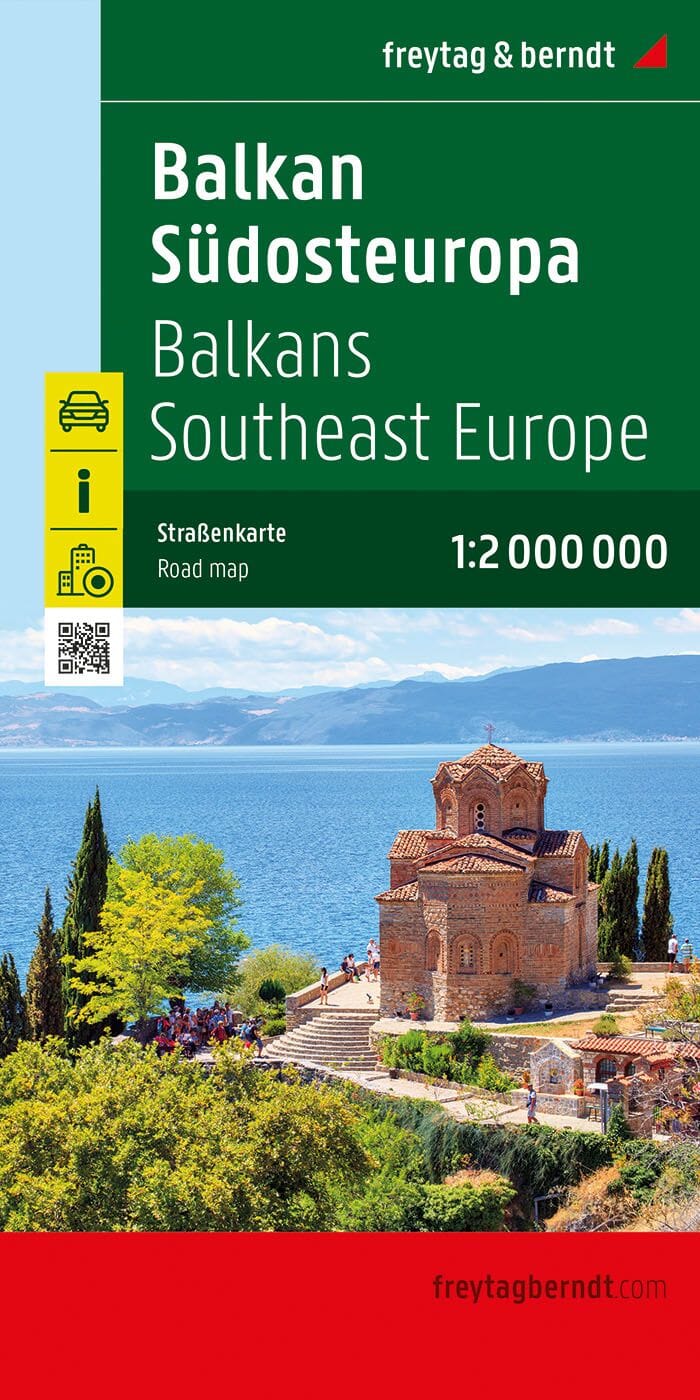 Balkans / Southeast Europe Road Map by Freytag & Berndt - Cover