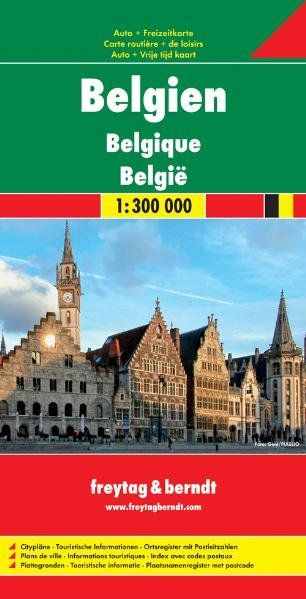 Belgium Road Map by Freytag & Berndt - Cover