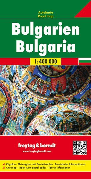 Bulgaria Road Map by Freytag & Berndt - Cover