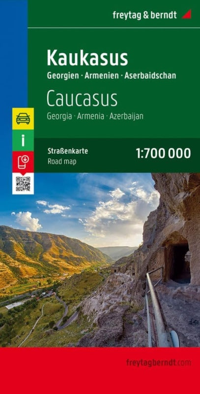 Caucasus (Georgia, Armenia & Azerbaijan) Road Map by Freytag & Berndt - Cover