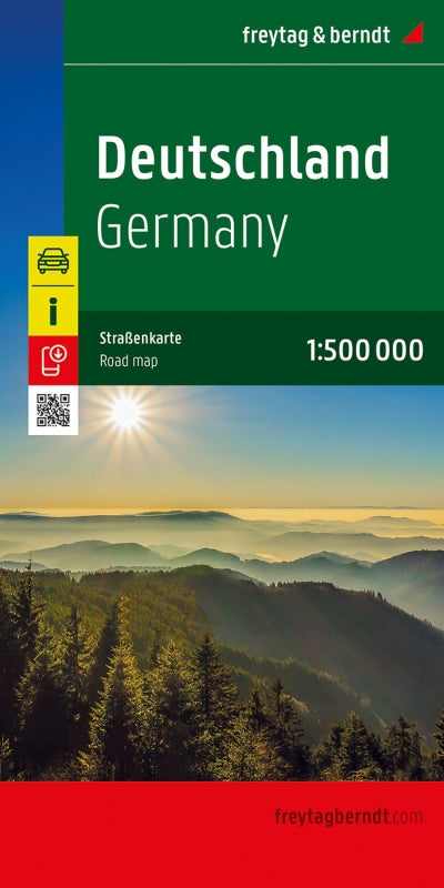 Germany Road Map, folded by Freytag & Berndt - Cover