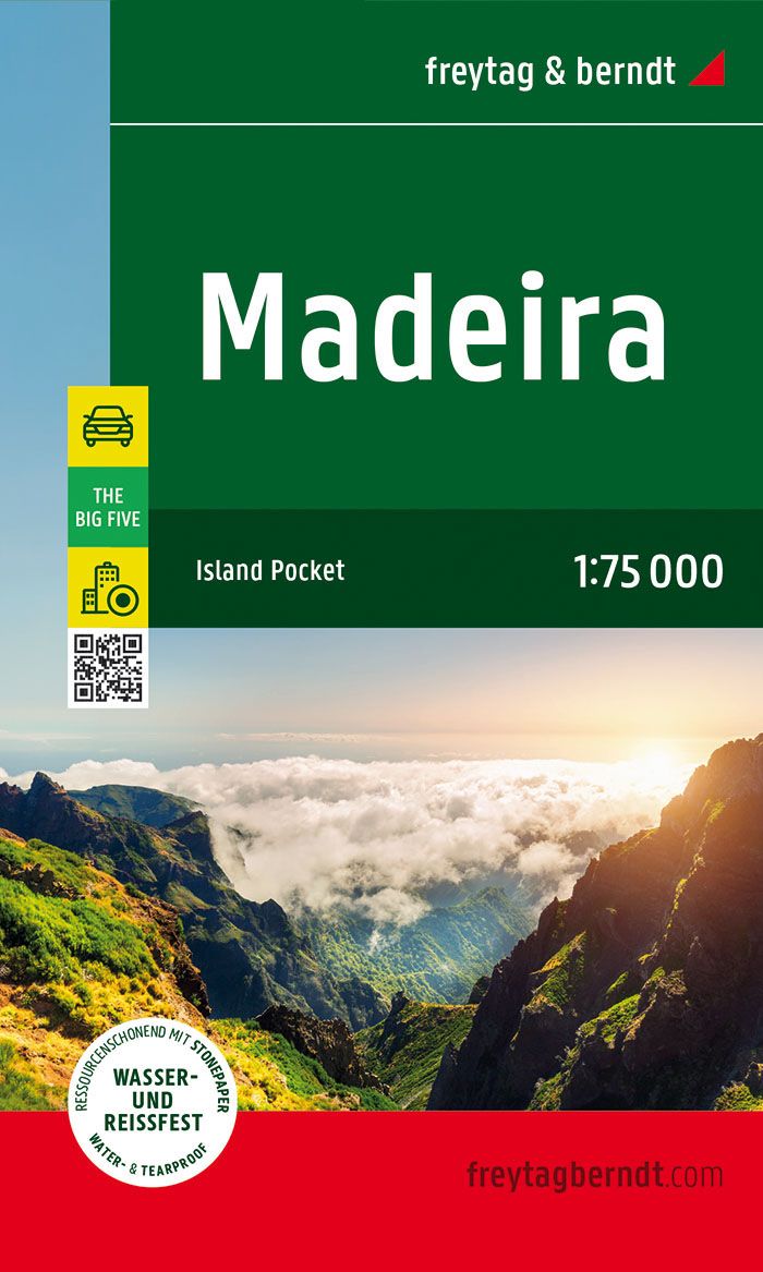 Madeira (Spain) Island Pocket Road Map by Freytag & Berndt - Cover
