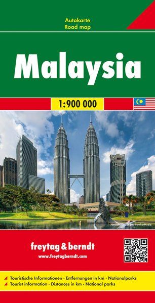 Malaysia Road Map by Freytag & Berndt - Cover