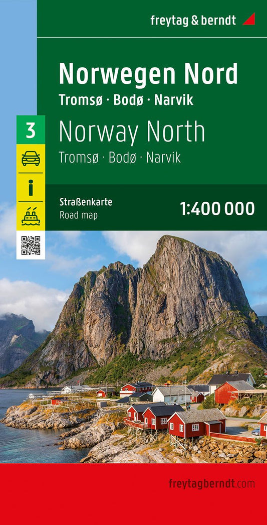 Norway North Road Map by Freytag & Berndt - Cover